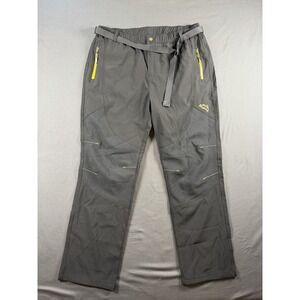 Singbring Men's Black Soft Shell Hiking Pants L